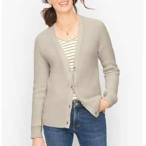 Talbots Shaker Stitch Cardigan